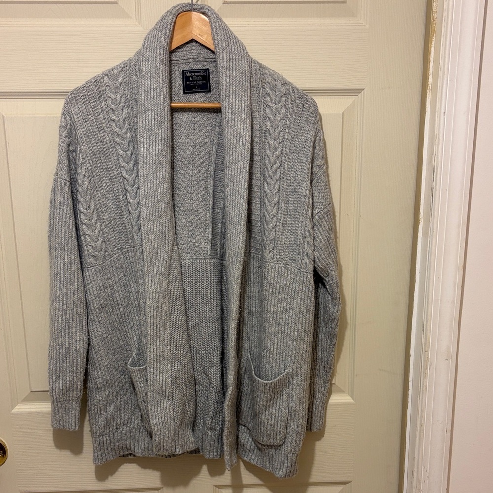 Croft & Barrow Light Gray Men's Cardigan